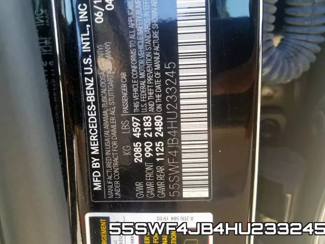 55SWF4JB4HU233245