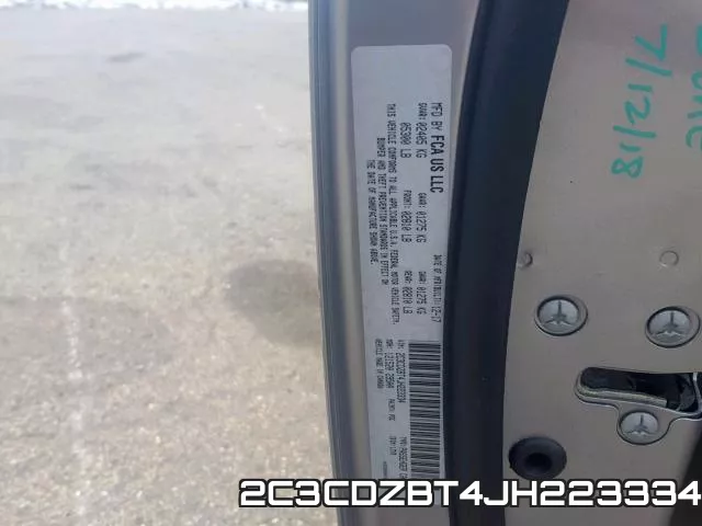 2C3CDZBT4JH223334
