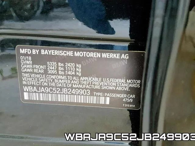 WBAJA9C52JB249903