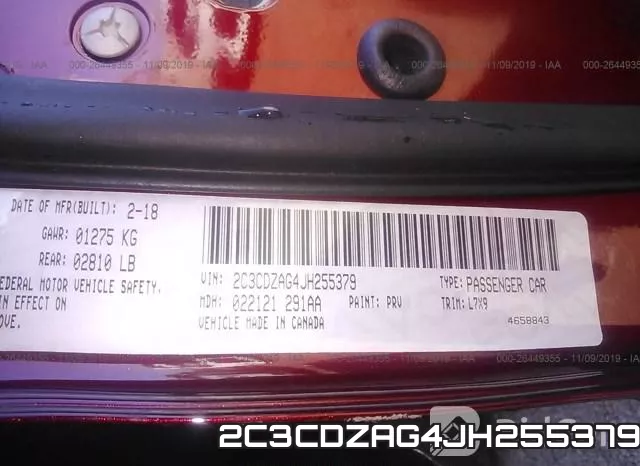 2C3CDZAG4JH255379