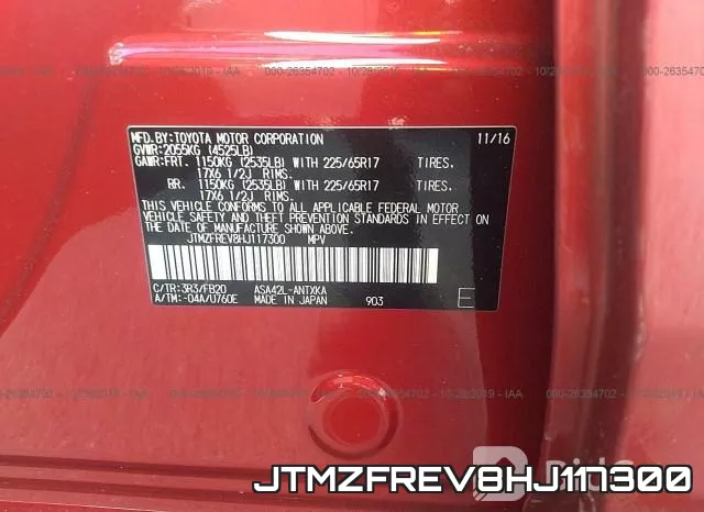 JTMZFREV8HJ117300
