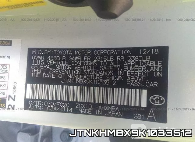 JTNKHMBX9K1033512