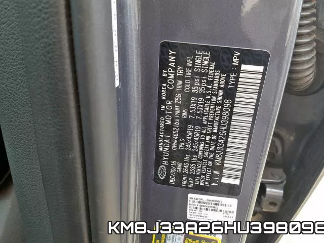 KM8J33A26HU398098
