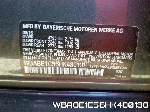 WBA8E1C56HK480138