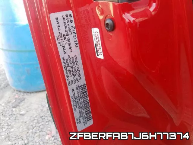 ZFBERFAB7J6H77374