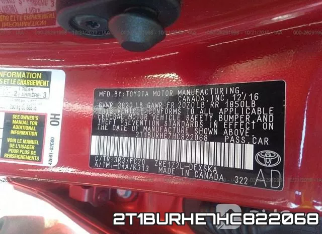 2T1BURHE7HC822068