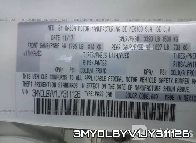 3MYDLBYV1JY311126
