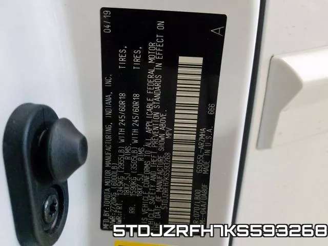 5TDJZRFH7KS593268