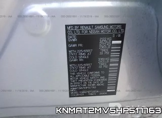 KNMAT2MV5HP517763