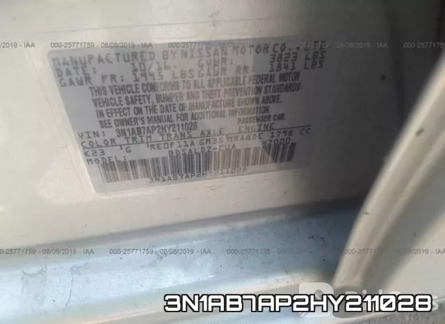 3N1AB7AP2HY211028