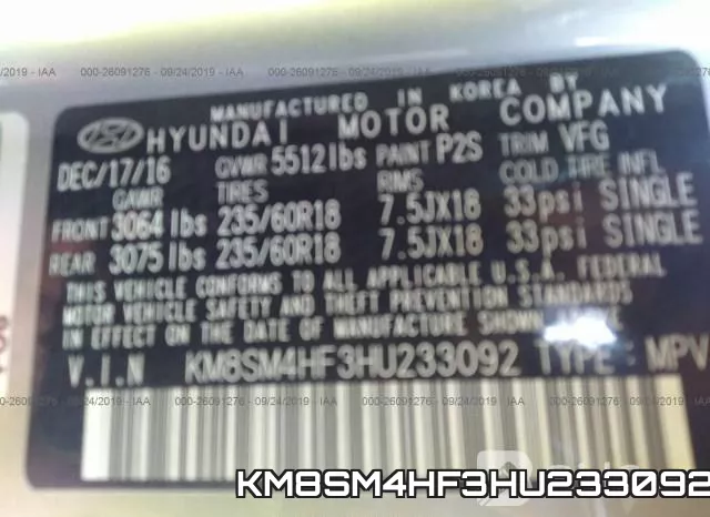 KM8SM4HF3HU233092