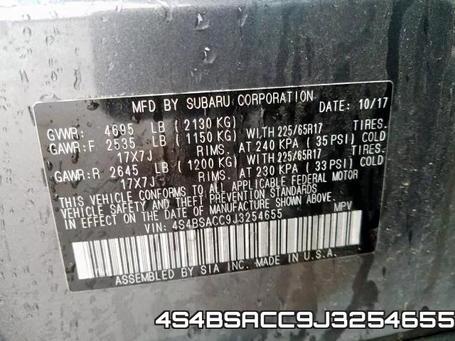 4S4BSACC9J3254655