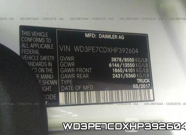 WD3PE7CDXHP392604