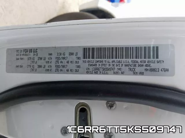 1C6RR6TT5KS509747