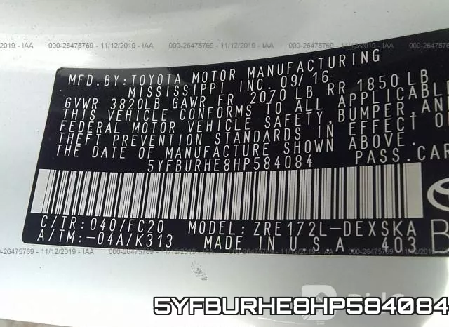 5YFBURHE8HP584084