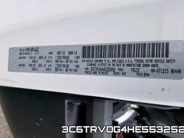 3C6TRVDG4HE553252
