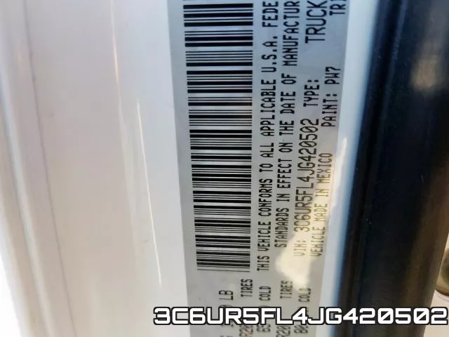 3C6UR5FL4JG420502
