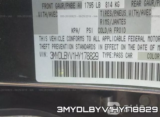 3MYDLBYV1HY178829