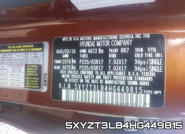 5XYZT3LB4HG449815