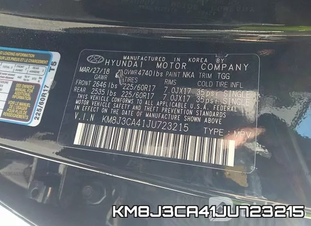 KM8J3CA41JU723215