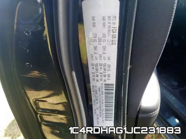 1C4RDHAG1JC231883