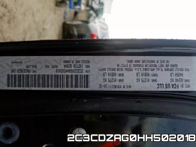 2C3CDZAG0HH502018
