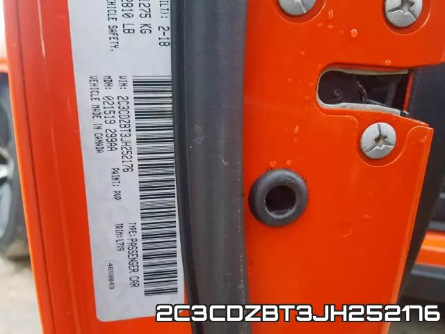 2C3CDZBT3JH252176