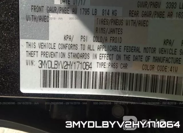 3MYDLBYV2HY171064