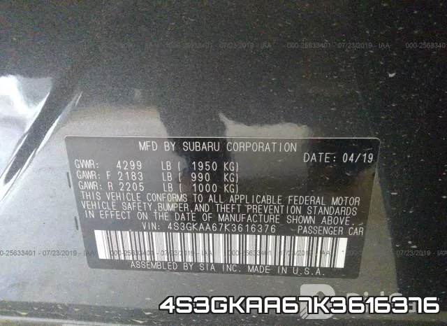 4S3GKAA67K3616376