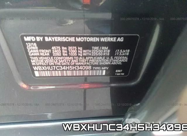 WBXHU7C34H5H34098