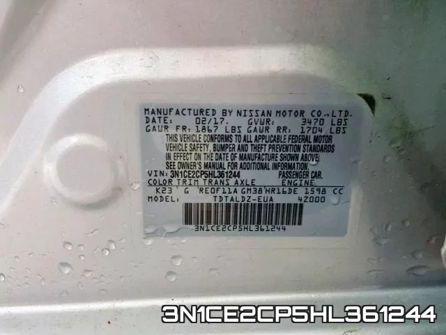 3N1CE2CP5HL361244