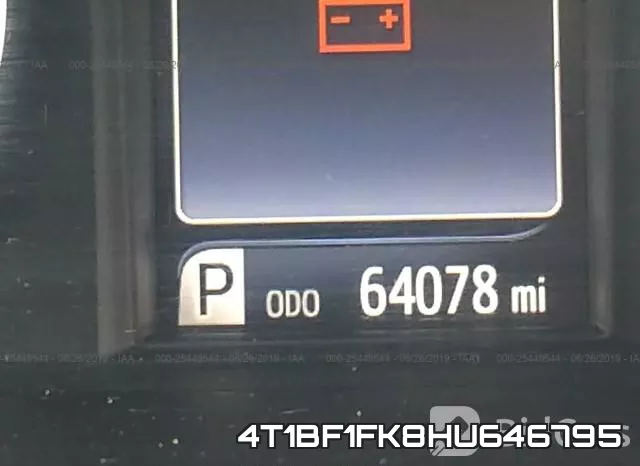 4T1BF1FK8HU646795