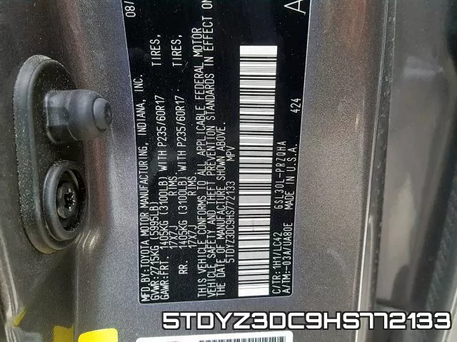 5TDYZ3DC9HS772133