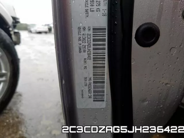 2C3CDZAG5JH236422