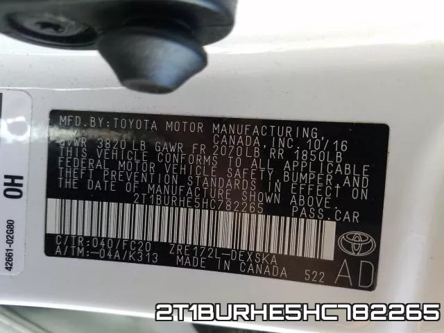2T1BURHE5HC782265
