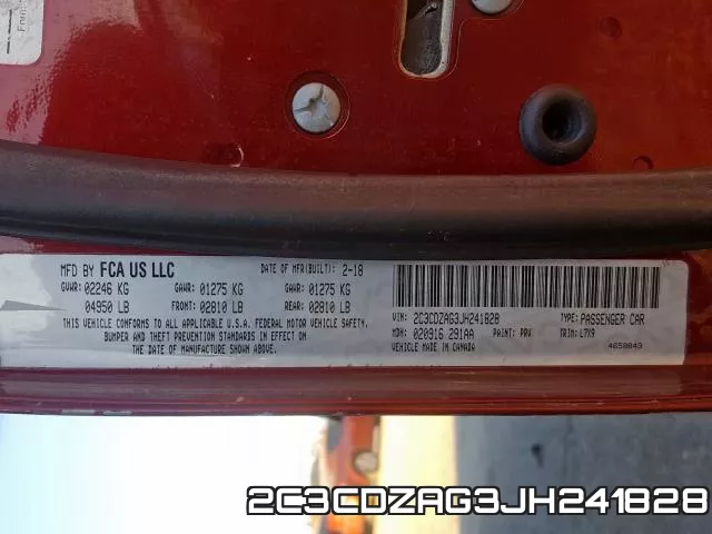 2C3CDZAG3JH241828