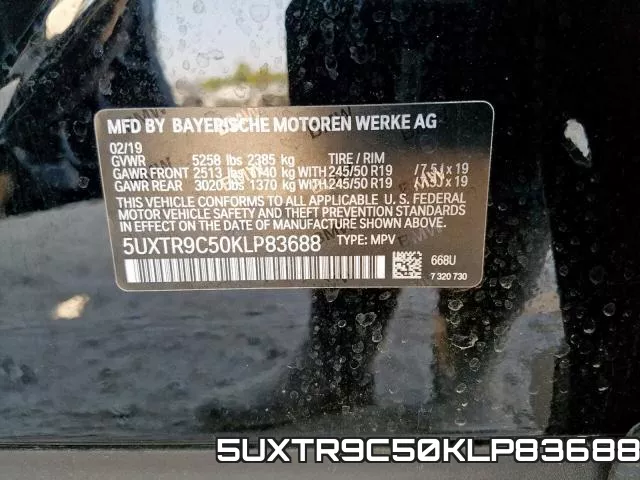 5UXTR9C50KLP83688
