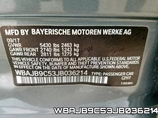 WBAJB9C53JB036214