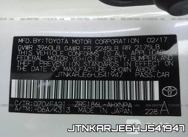 JTNKARJE6HJ541947