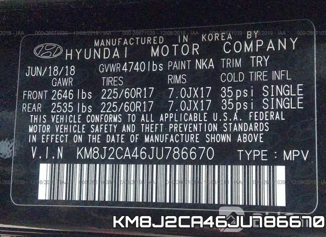 KM8J2CA46JU786670