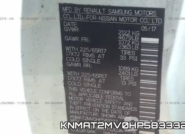 KNMAT2MV0HP583332