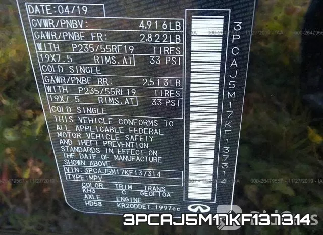3PCAJ5M17KF137314
