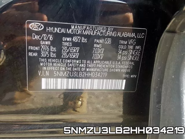 5NMZU3LB2HH034219