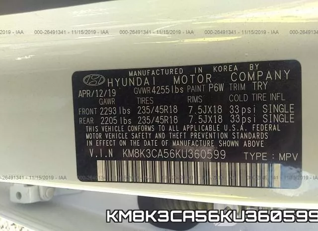 KM8K3CA56KU360599