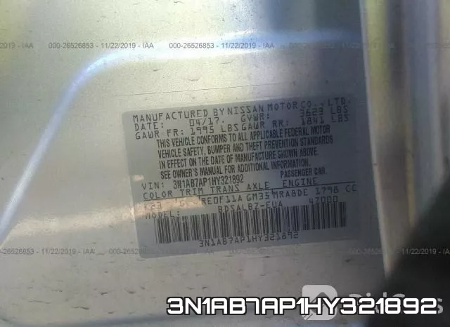 3N1AB7AP1HY321892