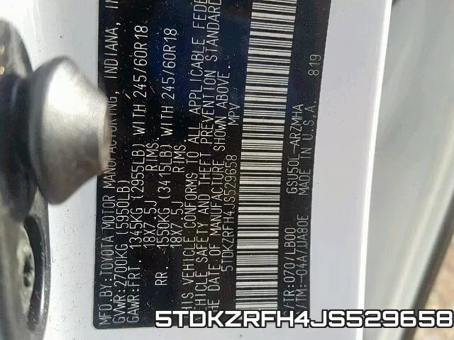 5TDKZRFH4JS529658