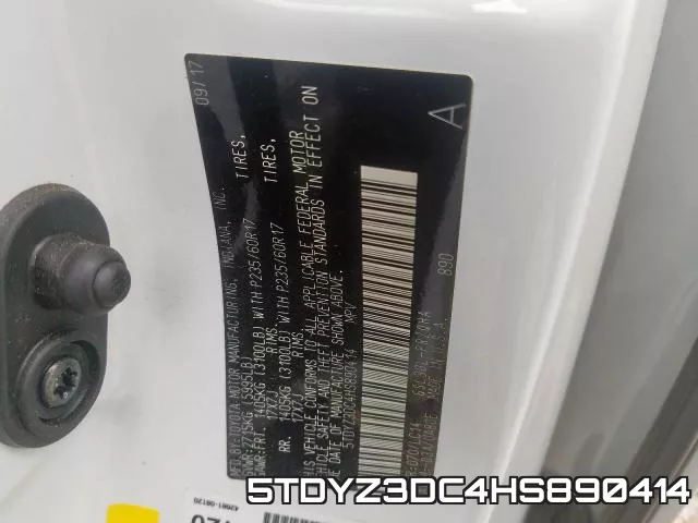 5TDYZ3DC4HS890414