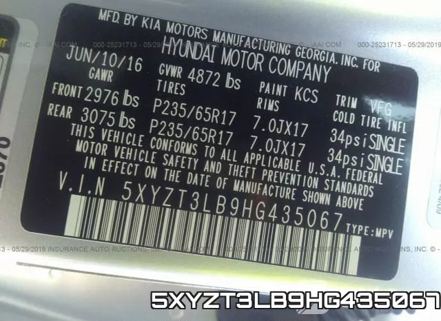 5XYZT3LB9HG435067