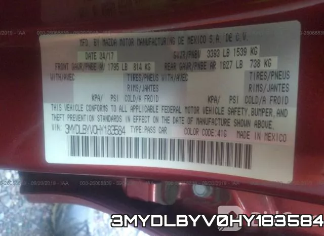 3MYDLBYV0HY183584