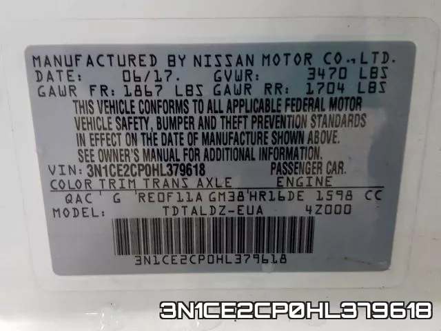 3N1CE2CP0HL379618